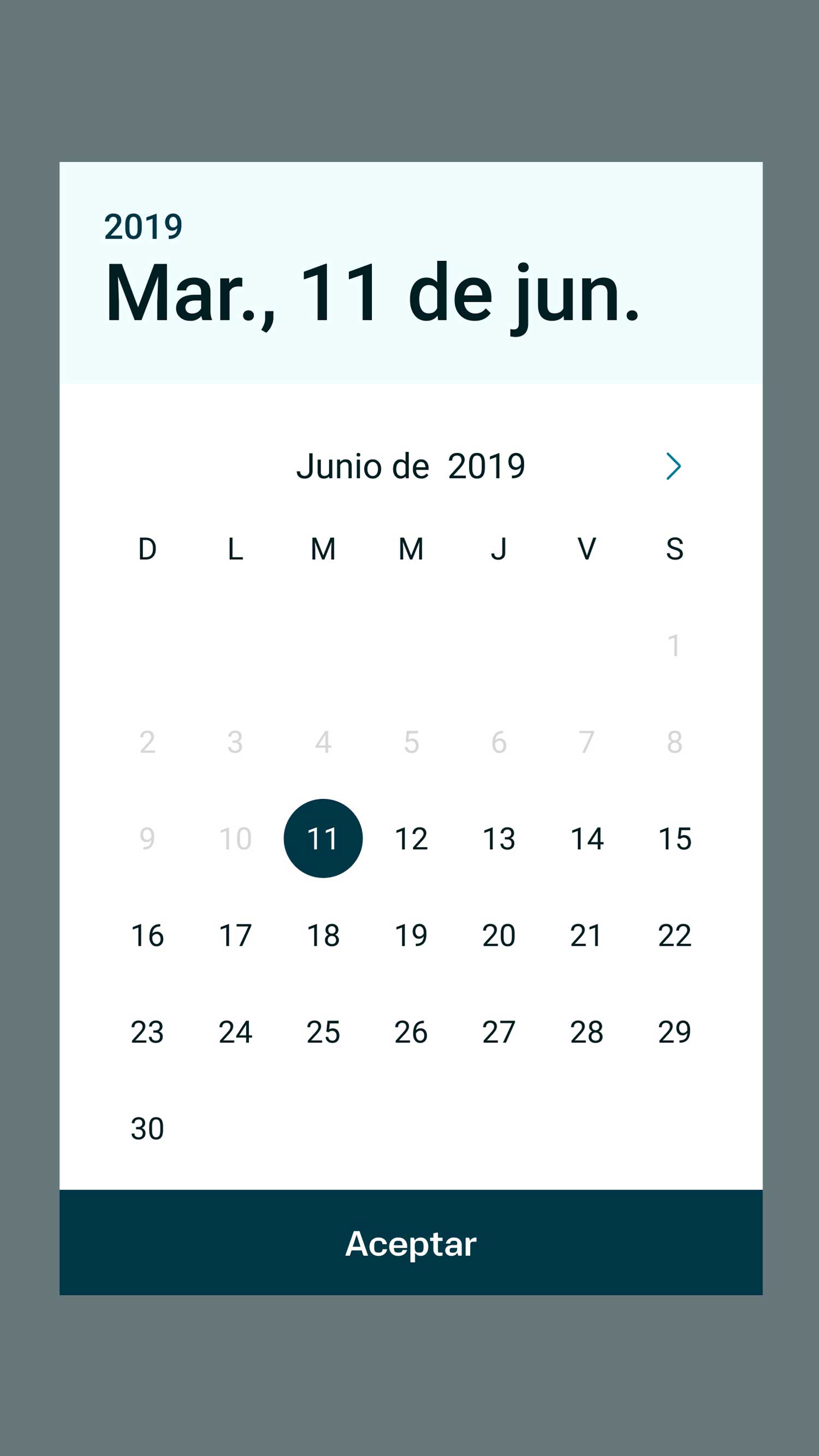 Pantalla de la App Banamex con un calendario visible para seleccionar la fecha de nacimiento.