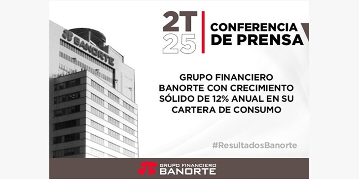 Grupo Financiero Banorte con crecimiento s&oacute;lido de 12_ anual en su cartera de consumo