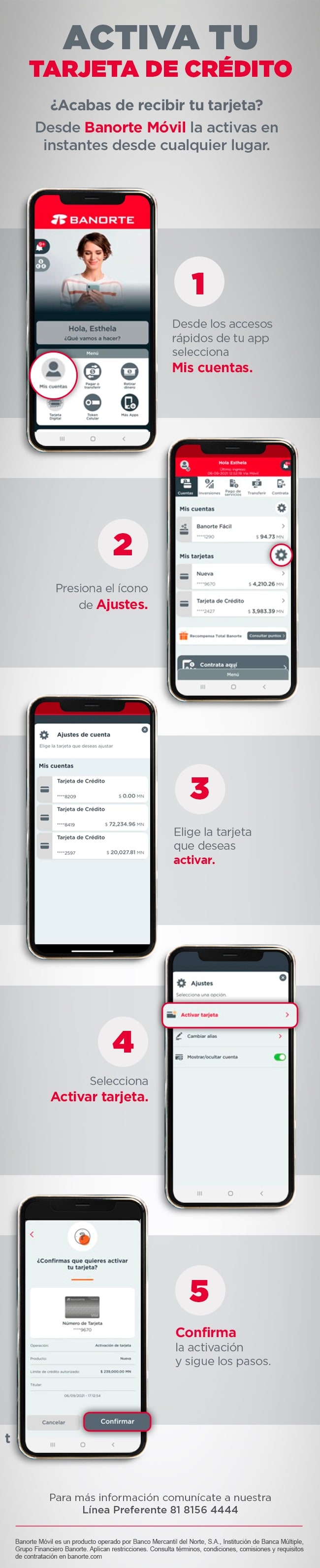 Activa tu tarjeta de cr&eacute;dito