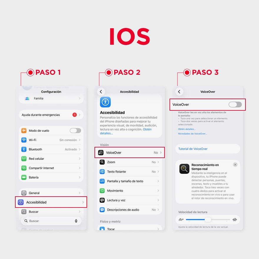 Pasos IOS