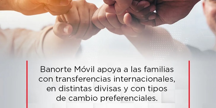 Banorte apoya a las familias con transferencias internacionales