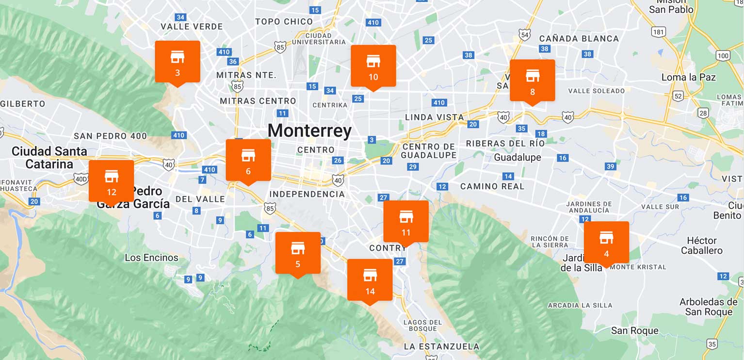 Buscador de Tiendas