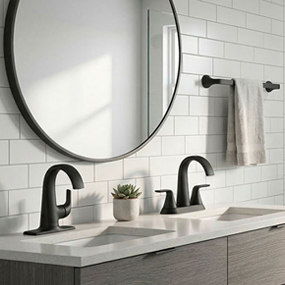ACCESORIOS PARA BAÑO LÍNEA CURSIVA DE KOHLER COLOR NEGRO