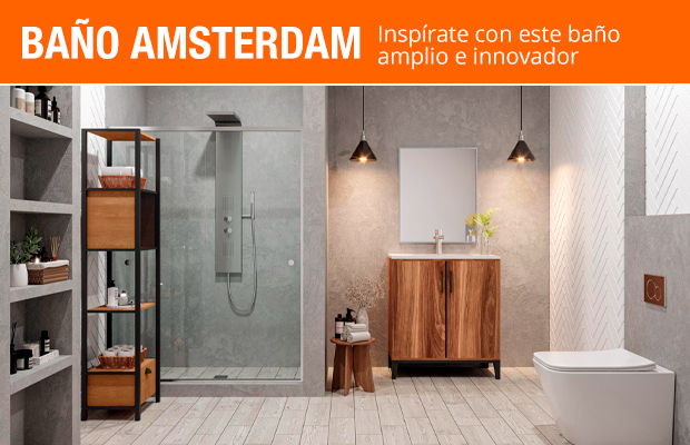 ¡Baños grandes y elegantes!