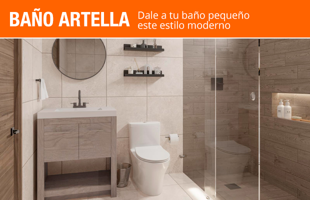 ¡Baños pequeños con gran estilo!
