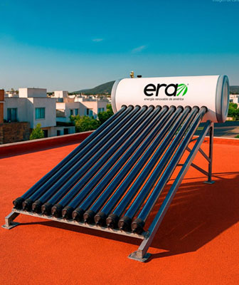Calentador o bóiler solar de tubos al vacío: máxima eficiencia y ahorro de gas.