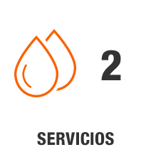 Hasta 2 servicios