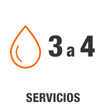 3 y 4 servicios