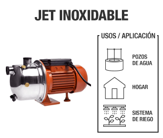Jet inoxidable