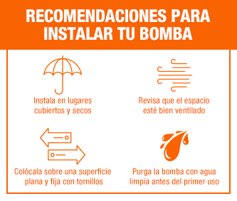 Recomendaciones para instalar tu bomba