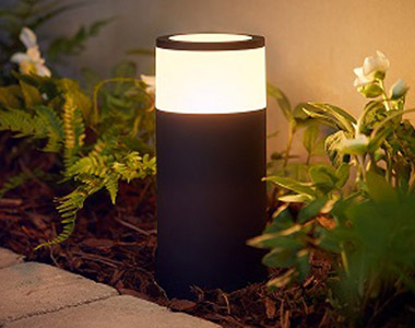 Postes con luz