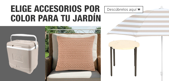 Elige accesorios por color para tu jardín - Descubrelos aquí