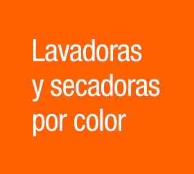 Lavadoras y secadoras por color