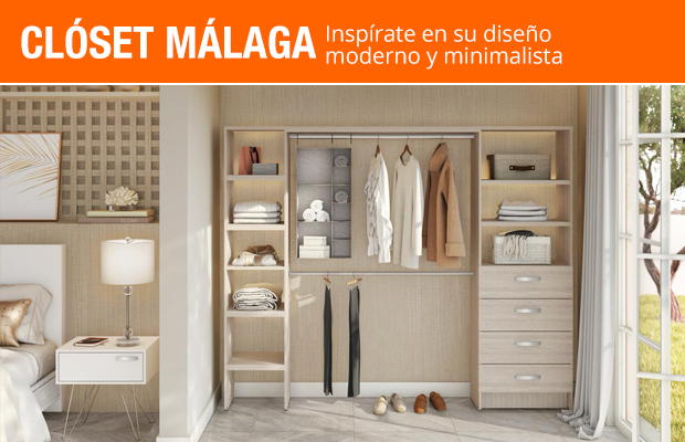 Clóset Málaga - Inspírate en su diseño moderno y minimalista