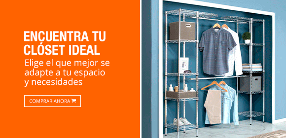 Comprar clósets organizadores de madera y metálicos para recámara