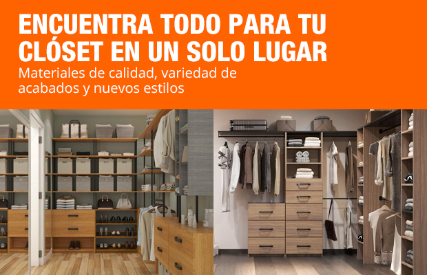 Encuentra todo para tu clóset en un solo lugar
