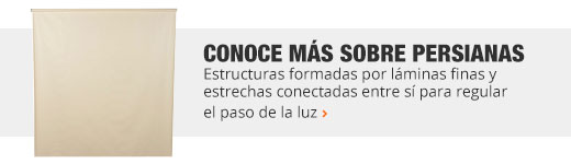 Conoce más sobre persianas