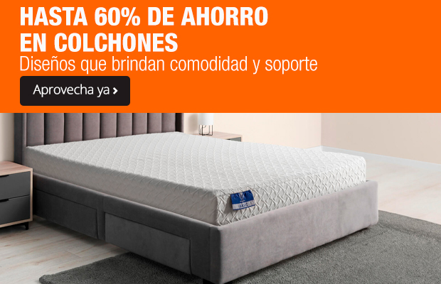Hasta 60% de ahorro en Colchones