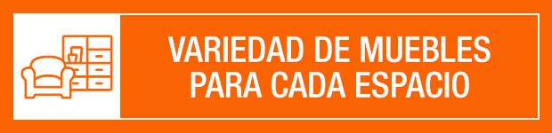 Variedad de muebles para cada espacio
