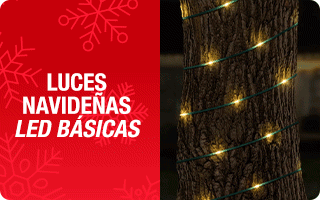 Luces navideñas LED básicas