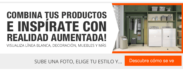 ¡Combina tus productos e inspirate con realidad aumentada! - Visualiza línea blanca, decoración, muebles y más