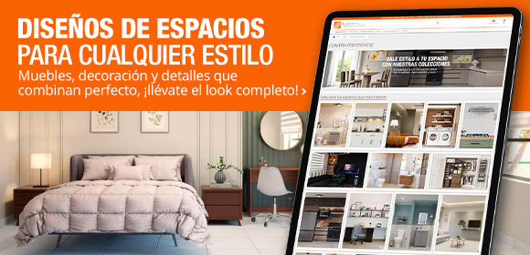 Diseños de espacios para cualquier estilo - Muebles, decoración y detalles que combinan perfecto, ¡llévate el look completo!