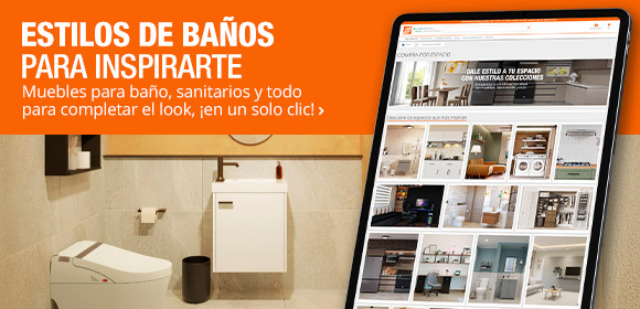 Estilos de baños para inspirarte - Muebles para baño, sanitarios y todo para completar el look, ¡en un solo clic!