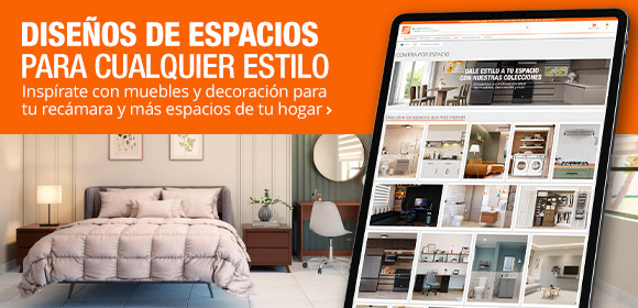 Diseños de espacios para cualquier estilo - Inspírate con muebles y decoración para tu recámara y más espacios de tu hogar