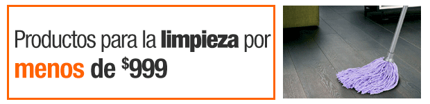 Productos para la limpieza por menos de $999