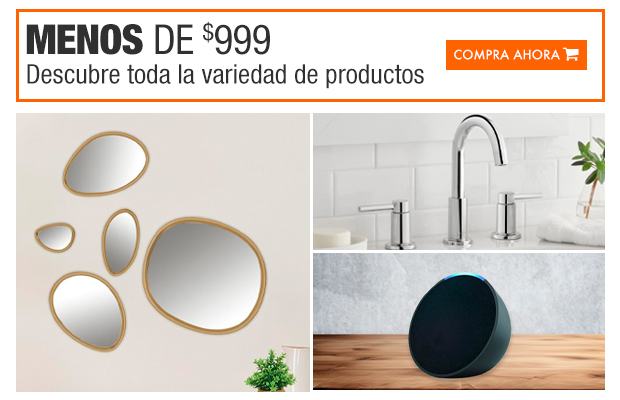 Menos de $999 - Descubre toda la variedad de productos