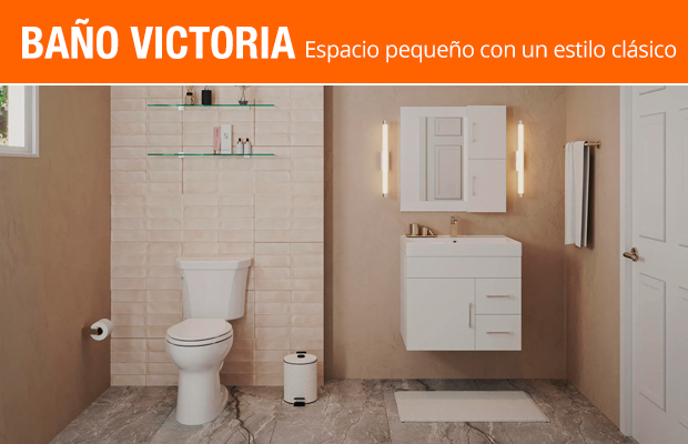 ¡Baños pequeños con gran estilo!