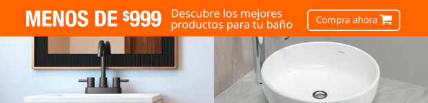 Menos de $999 - Descubre los mejores productos para tu baño