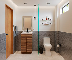 Crea un baño moderno y elegante