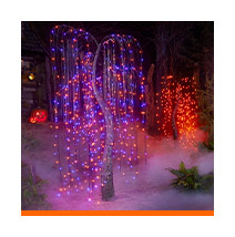 Figuras de Halloween iluminadas
