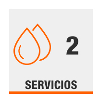 2 regaderas o 4 lavabos
