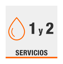 2 regaderas o 4 lavabos