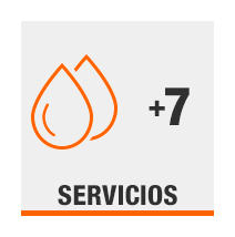 Más de una lavadora, 3 regaderas y lavabos