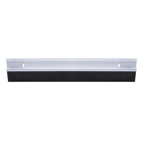 GUARDAPOLVOS PARA PUERTA PLATA ALUMINIO 91.5 CM