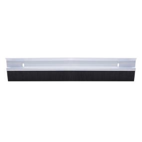 GUARDAPOLVOS PARA PUERTA PLATA ALUMINIO 91.5 CM