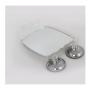 ESPEJO PARA BAÑO DE PARED IRREGULAR PLÁSTICO 23 X 14 CM ANTIEMPAÑANTE
