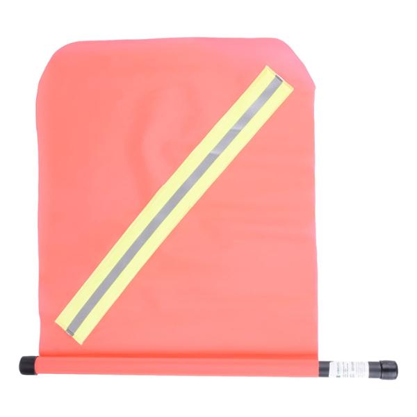 BANDERÍN CON REFLEJANTE NARANJA