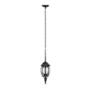 FAROL COLGANTE CFL DE CONEXIÓN 26 W 1 FOCO RESISTENTE A LA CORROSIÓN NEGRO SEMIBRILLANTE