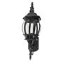 FAROL DE MURO CFL DE CONEXIÓN 26 W 1 FOCO RESISTENTE A LA CORROSIÓN NEGRO VINTAGE