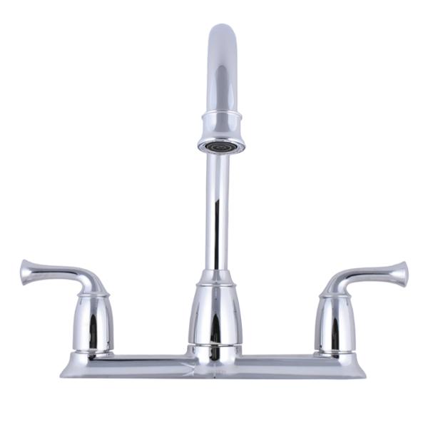 LLAVE PARA FREGADERO DUOMANDO CROMO ARCO ALTO 8" CONTROL DE TEMPERATURA