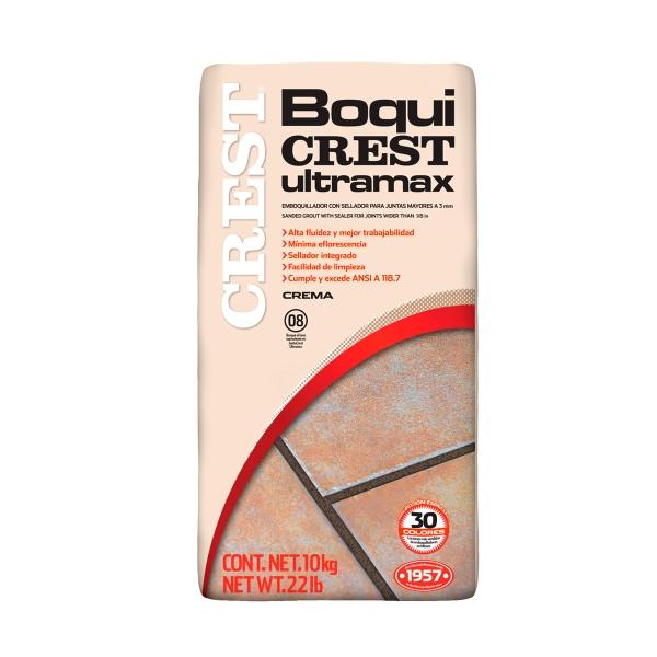 BOQUILLA PARA PISO COLOR CREMA INTERIOR Y EXTERIOR CON ARENA 10 KG ALTA RESISTENCIA