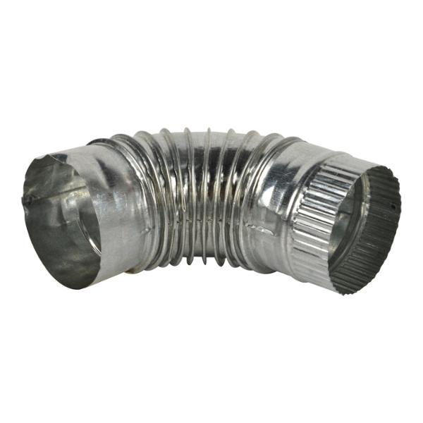 CODO 90 GRADOS LÁMINA GALVANIZADA