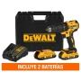 KIT ROTOMARTILLO SIN CARBONES 20V MAX 1/2" 2 BATERÍAS Y CARGADOR