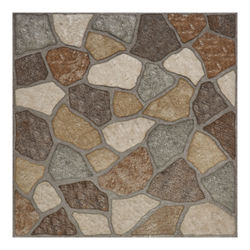 PISO CERÁMICO MIXTONE 55 X 55 CM CAFÉ TIPO PIEDRA CAJA CON 1.49 M2