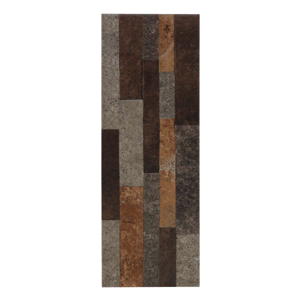 MURO CERÁMICA TERRANOVA 18 X 50 CM MULTICOLOR TIPO PIEDRA CAJA CON 0.99 M2