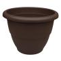 MACETA DE PLÁSTICO REDONDA EXTRA GRANDE CHOCOLATE 20"